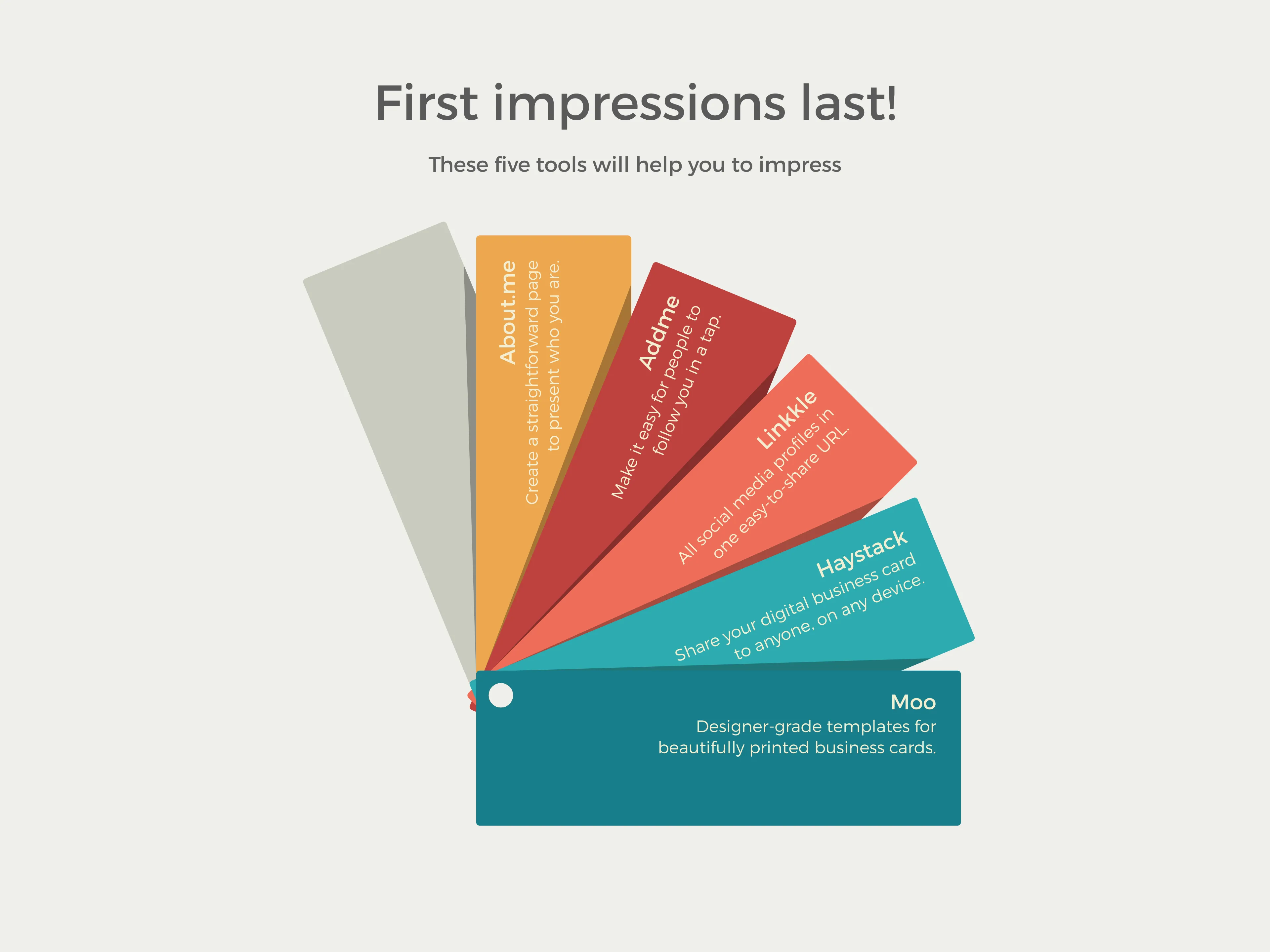Color Fan example: First impressions last!