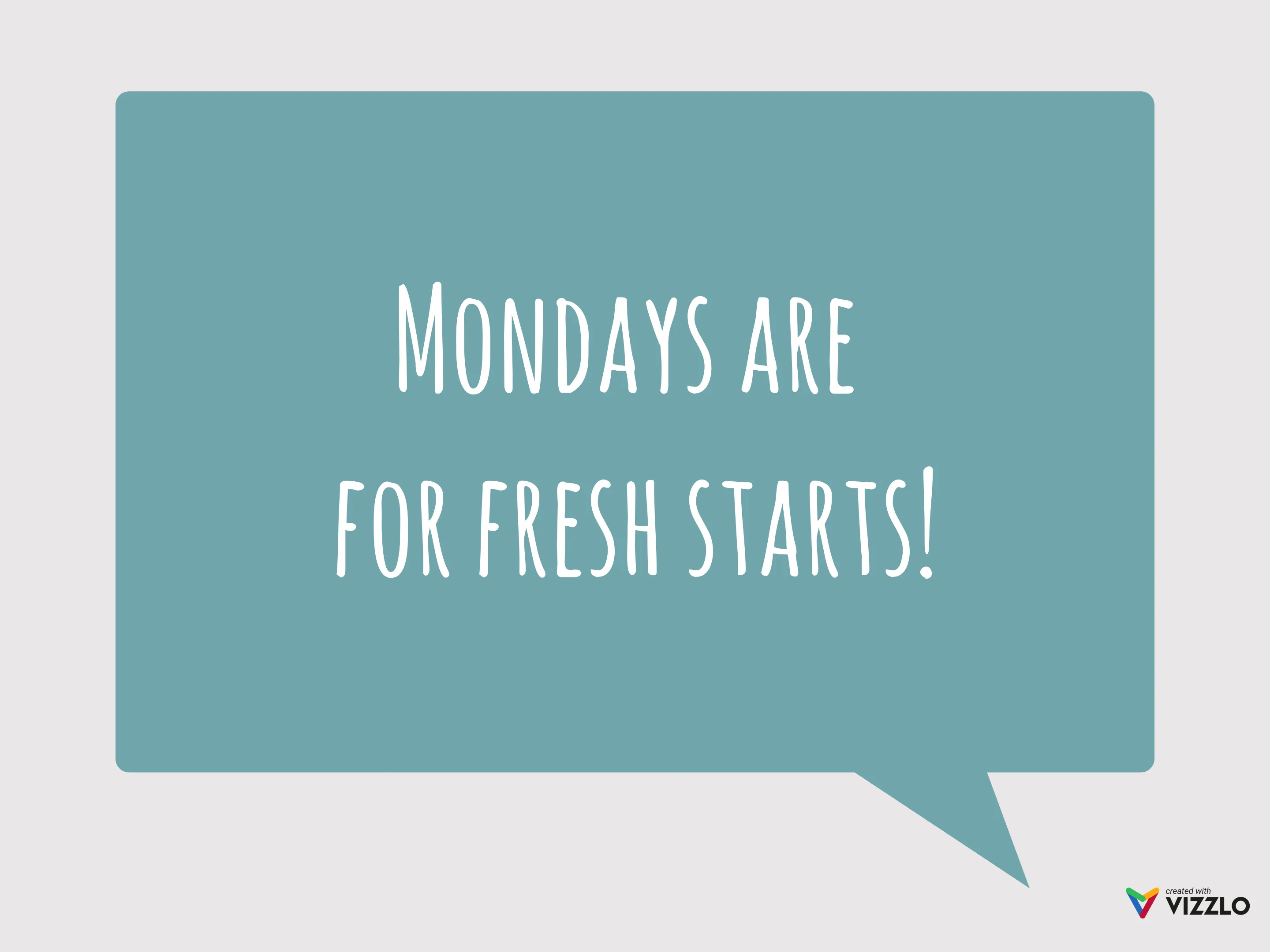 Message example: Mondays 😱