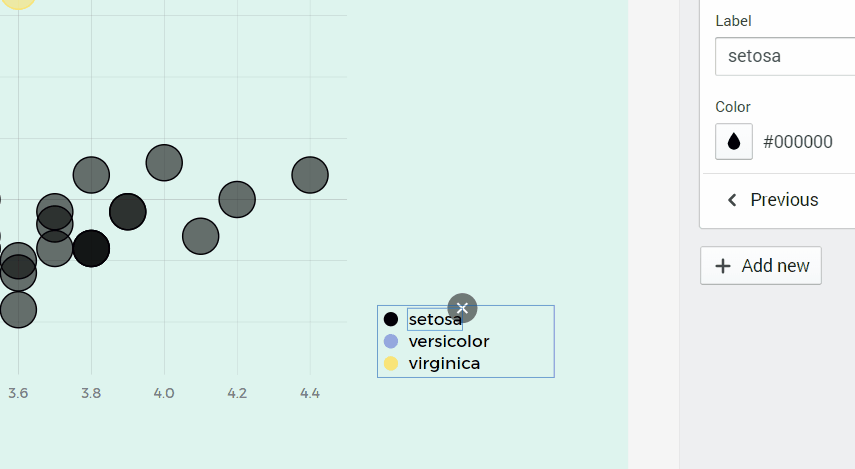 Quickly insert the HEX of the color of your choice with the new color picker